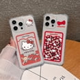 thumbnail image 4 of Funda de Hello Kitty con dibujos animados para iPhone, carcasa transparente para modelos anticaída 15, 14, 13, 12, 11 Mini Pro Max, X, XR, XSMax, 7, 8 Plus, novedad, 4 of 5