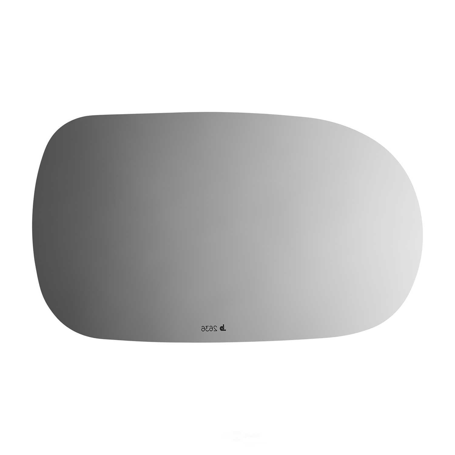 Burco Side View Mirror Replacement Glass - Clear Glass - 2636