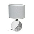 thumbnail image 1 of Ceramic Table Lamp With Shade (Allure) (Silver), 1 of 1