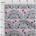thumbnail image 1 of oneOone Cotton Poplin Fabric Leaves & Floral Block Decor Fabric Printed BTY 56 Inch Wide, 1 of 4