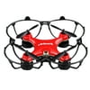Virhuck GB202 Mini Drone 2.4GHz 4CH 6-AXIS GYRO Multicolor LED, Little Nano RTF Quadcopter with 3D Flips, Red
