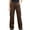#03 Coffee 【Mix, Match & Rotate: Stock Up on Daily Colors】, variant on Women's Cargo Pants, Straight Leg Solid Trousers with Multi Pockets, Casual Long Pants for Work Outdoor Hiking Wear | VerBelle,Army Green L