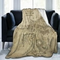 thumbnail image 1 of MiddleEarth Map Flannel Blanket Bedding Fleece Blanket Soft Thow Blankets Air Conditioning Blanket For Sofa Couch Living Room, 1 of 5
