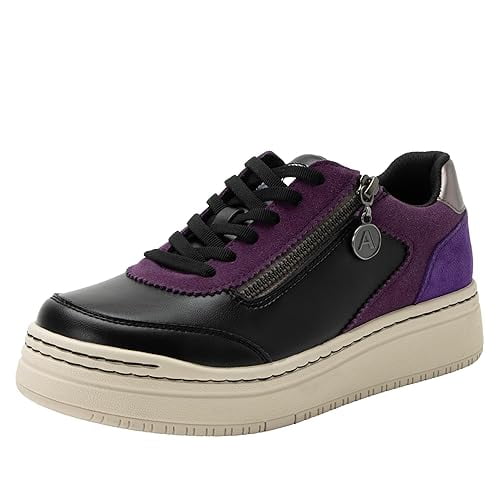 Alegria Averie Shoes - Women's, Black Purple 38 M