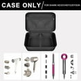 thumbnail image 2 of Case for Shark HD112BRN & HD331 HyperAIR IQ 2-in-1 Concentrator, Storage Pouch for Dyson/Shark Flexstyle Styler Attachments and Clips, Black, 2 of 7