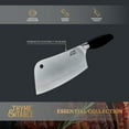 thumbnail image 5 of Thyme & Table Stainless Steel Damascus Cleaver with Protective Sheath, 5 of 7