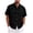 Z02 Black, variant on Gubotare Big and Tall Shirts for Men Mens Short Sleeve Casual Button Down Shirts Summer Untucked Dress Shirts with Pocket (Mint Green,S)