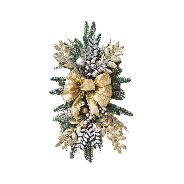 Christmas , Stair Christmas Garland for Stairs, Door, Fireplace, Window, Outdoor Indoor Christmas D