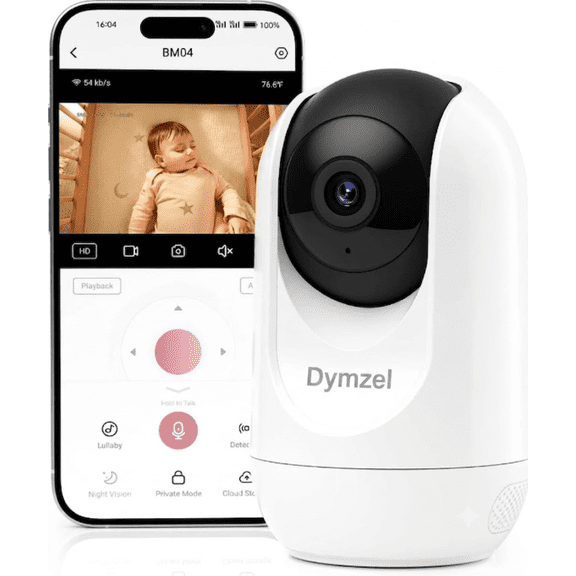 Dymzel 1080p Full HD Smart Camera Video App Control for WIFI Baby Monitor