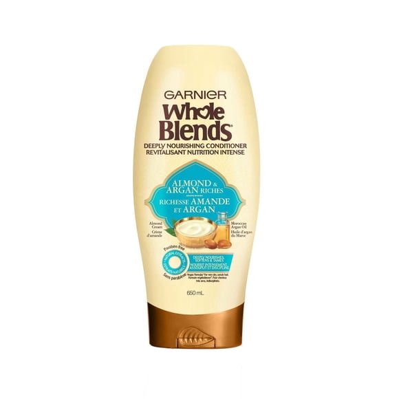 Garnier Whole Blends Hair Conditioner,Almond & Argan