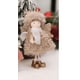 thumbnail image 3 of Christmas Angel Doll Hanging Ornament, Cute Elk Plush Angel Ornaments for Christmas/Holiday/Party/Wedding（khaki）, 3 of 3