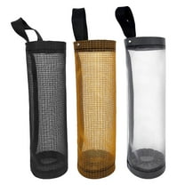 Bag Holder Dispenser Organizer Grocery Plastic Garbage Bags Trash Mesh Rubbish Carrier Shopping Saver Storage Dispensers