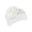 White, variant on Happy Date 1 Piece Women Turban Flower Caps Vintage Beanie Headscarf Elastic Headwrap Hat