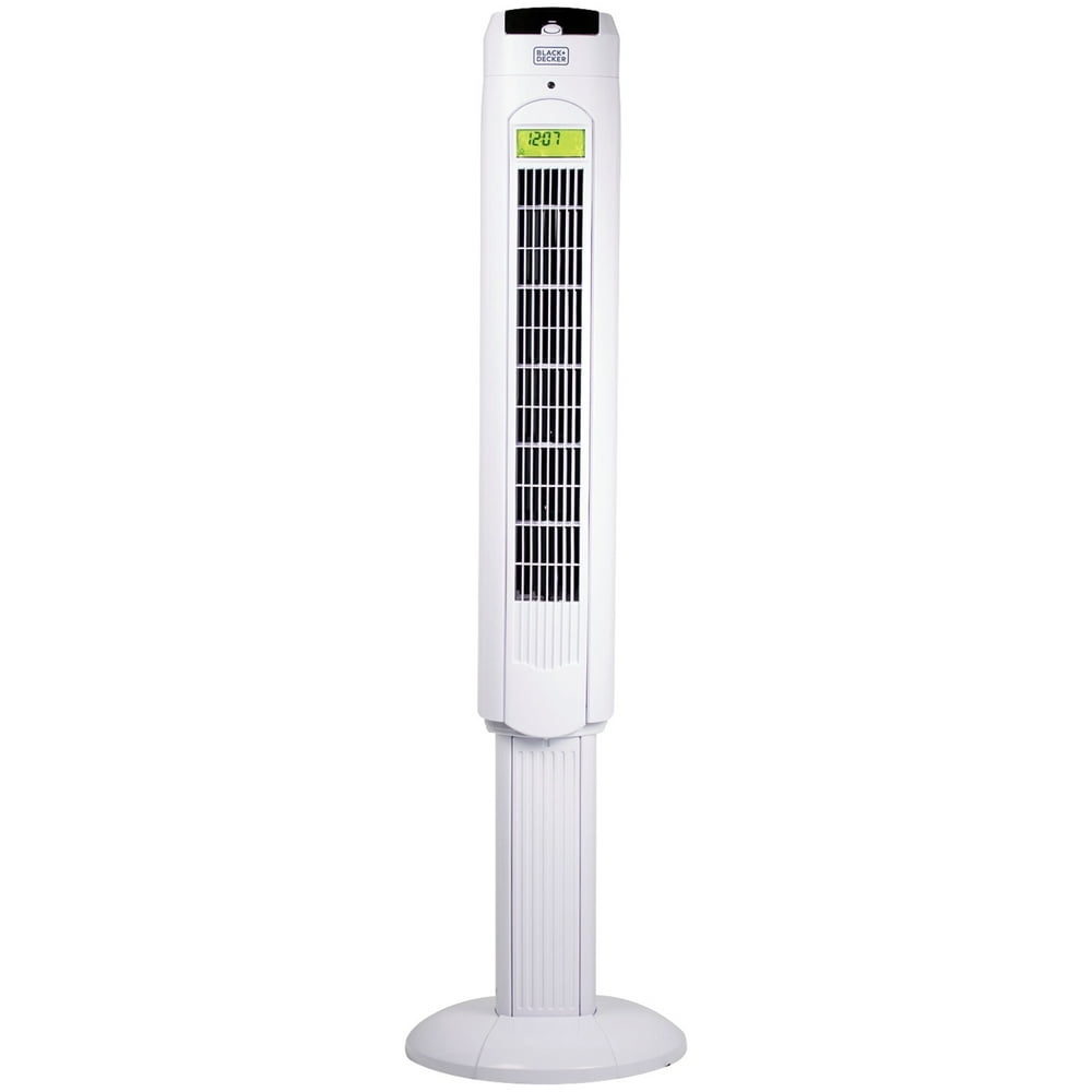 BLACK+DECKER 48" Tower Fan with Remote, Oscillation, White Walmart