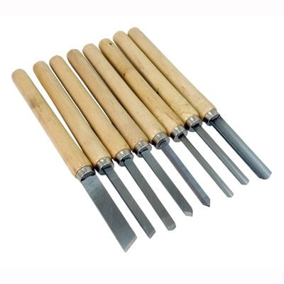 Professional Wood Lathe Chisel Turning Set ( 8 PCS (Best Vfd For Lathe)