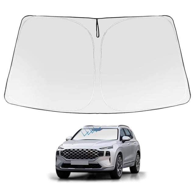 Protector Solar para Parabrisas Proadsy 2025 Mejorado para Hyundai Santa