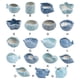 thumbnail image 4 of Billuyoard Bonito jarrón de peces: pieza de decoración duradera y única, maceta ancha y carnosa, jardín de casa europeo Decoración del hogar con agujero Colgante de cuenca de caracola azul, 4 of 6