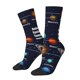 thumbnail image 1 of Fotbe Solar System Calcetas Largas con Estampado para Hombre y Mujer – Calcetas de Compresión Transpirables y Elásticas, Viajar y Uso Diario Talla 5-11, 1 of 6