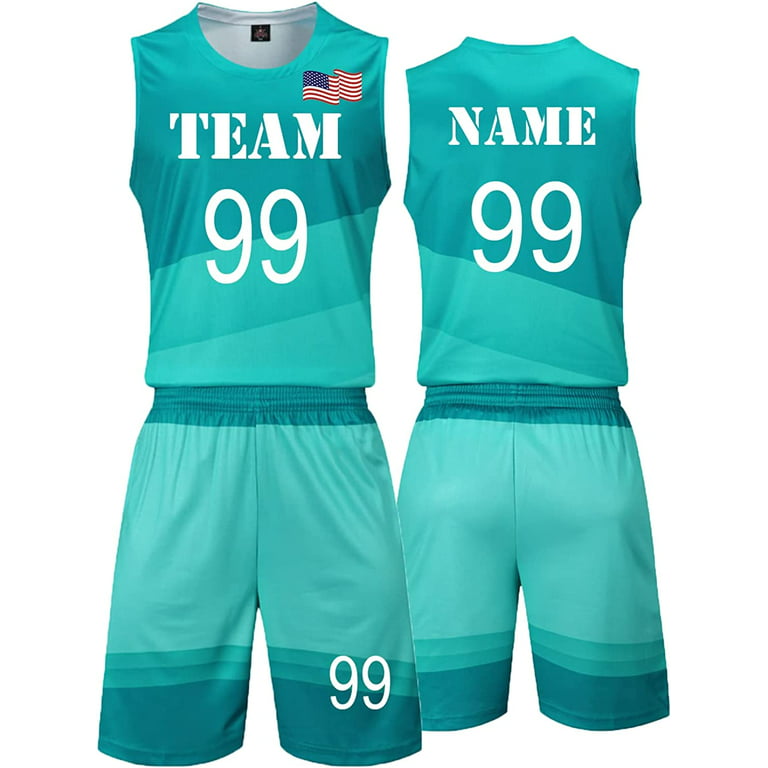 Custom Name Number Team Personalized Street Couple Shorts Women
