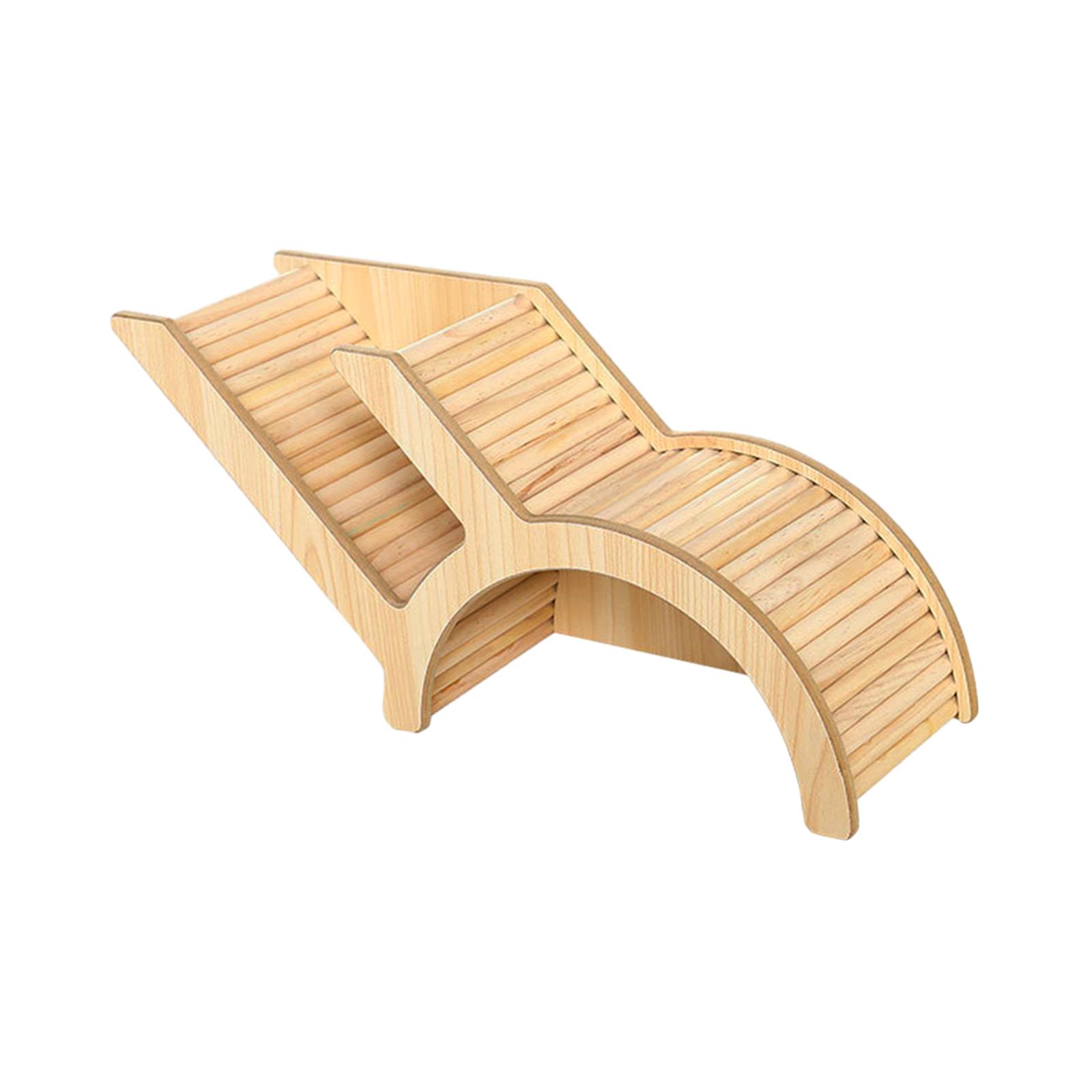 Bvdfgk Cage Accessories Chew Cage Toy Exploring Toy Wooden Hamster House for Chinchilla style B