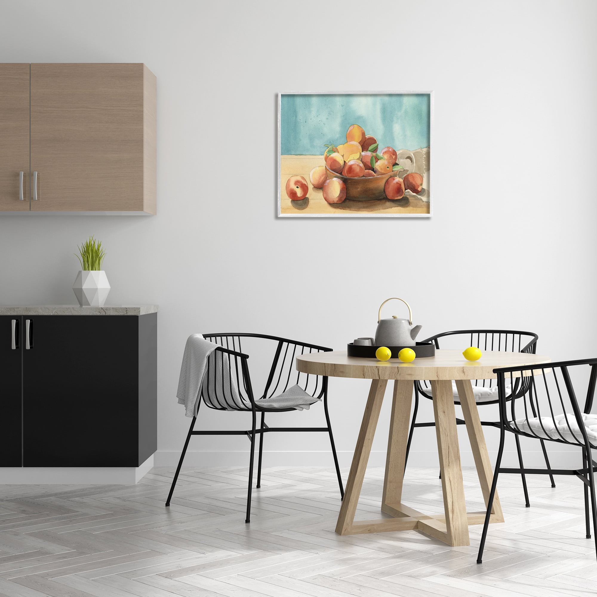 Stupell Industries Traditional Apple Painting Food & Beverage Painting White Framed Art Print Wall Art, 30 x 24