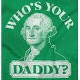 thumbnail image 2 of Funny Who's Your Daddy USA American Plus Size Crewneck Graphic Tee Shirt Brisco Brands 5X, 2 of 6
