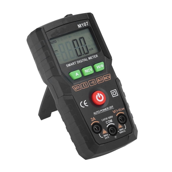 Digital Multimeter Fully Automatic Multimeter AC DC Voltage Resistance Continuity Diodes Portable Multimeter For Testing Electrical Testing