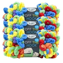 Lion Brand Yarn Off the Hook Cosmic Dust Jumbo Yarn Polyester Yarn 3 Pack