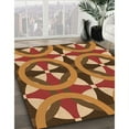 thumbnail image 3 of Ahgly Company Machine Washable Indoor Rectangle Transitional Orange Area Rugs, 4' x 6', 3 of 7