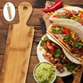 thumbnail image 6 of Axioma 2 Pieces Taco Holder 8 Soft or Hard Shell Tacos Retro Tortillas Appetizer Wooden, 6 of 9