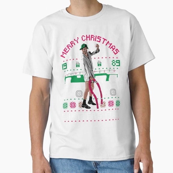 National Lampoon Christmas Vacation Holiday Graphic Unisex T-Shirt up to size 5XL