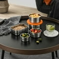 thumbnail image 6 of Yesbay Stainless Steel Snack Containers for Kids Leak Proof Toddler Food Container with Silicone Lids Stackable Metal Lunch Box for School And Daycare, 6 of 8