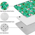 thumbnail image 5 of Green Christmas Snowman Pattern Bathroom Rugs Sets 3 Piece,Toilet Cover Set,Absorbent Non Slip Bathroom Mats Sets with U-Shaped Contour Rug Toilet Rug Set, 5 of 5