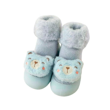 

Autumn Winter Comfortable Shoes Baby Toddler Shoes Cute Cartoon Children Cotton Warm Breathable Soft Lightweight Non-Slip Floor