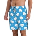 thumbnail image 2 of Fotbe Cute Polar Bear Trajes de Baño Estampados para Hombre, Shorts de Verano de Secado Rápido, Ropa de Playa, Bañadores-X-Large, 2 of 6