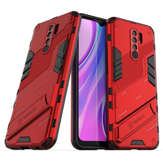 Funda para Xiaomi Redmi 9 Protección A Prueba De Golpes Con Soporte De TPU Duradero Y Práctico