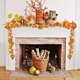 thumbnail image 4 of Decoraciones de Halloween con hojas de arce simuladas, plantas verdes de imitación para Halloween, bar, hogar, jardín, etc., 4 of 6