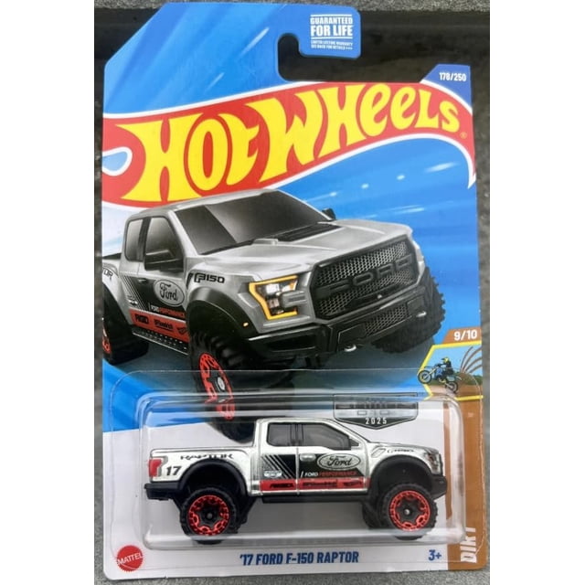 Vehículo fundido a presión Hot Wheels '17 Ford F-150 Raptor ZAMAC 1:64