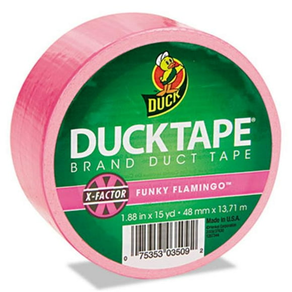 Henkel Colored Duct Tape, 1.88 in. x 15 yds, 3 in. Core, Neon Pink