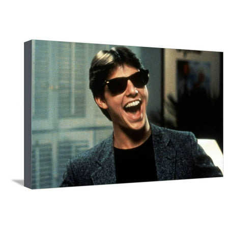 Risky Business, Tom Cruise, 1983 Stretched Canvas Print Wall Art