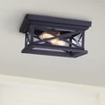 thumbnail image 2 of IOL400BK Canarm Inc Elm - 2 Light Outdoor Flush Mount-6.25 Inches Tall and 12 Inches Wide, 2 of 3