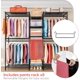 thumbnail image 4 of Perchero Resistente para Ropa, Armario Organizador de Metal Grande, Closet Organizador de Ropa, Perchero de Pie Estante de Ropa Ajustables, Máxima 450kg, 4 of 4