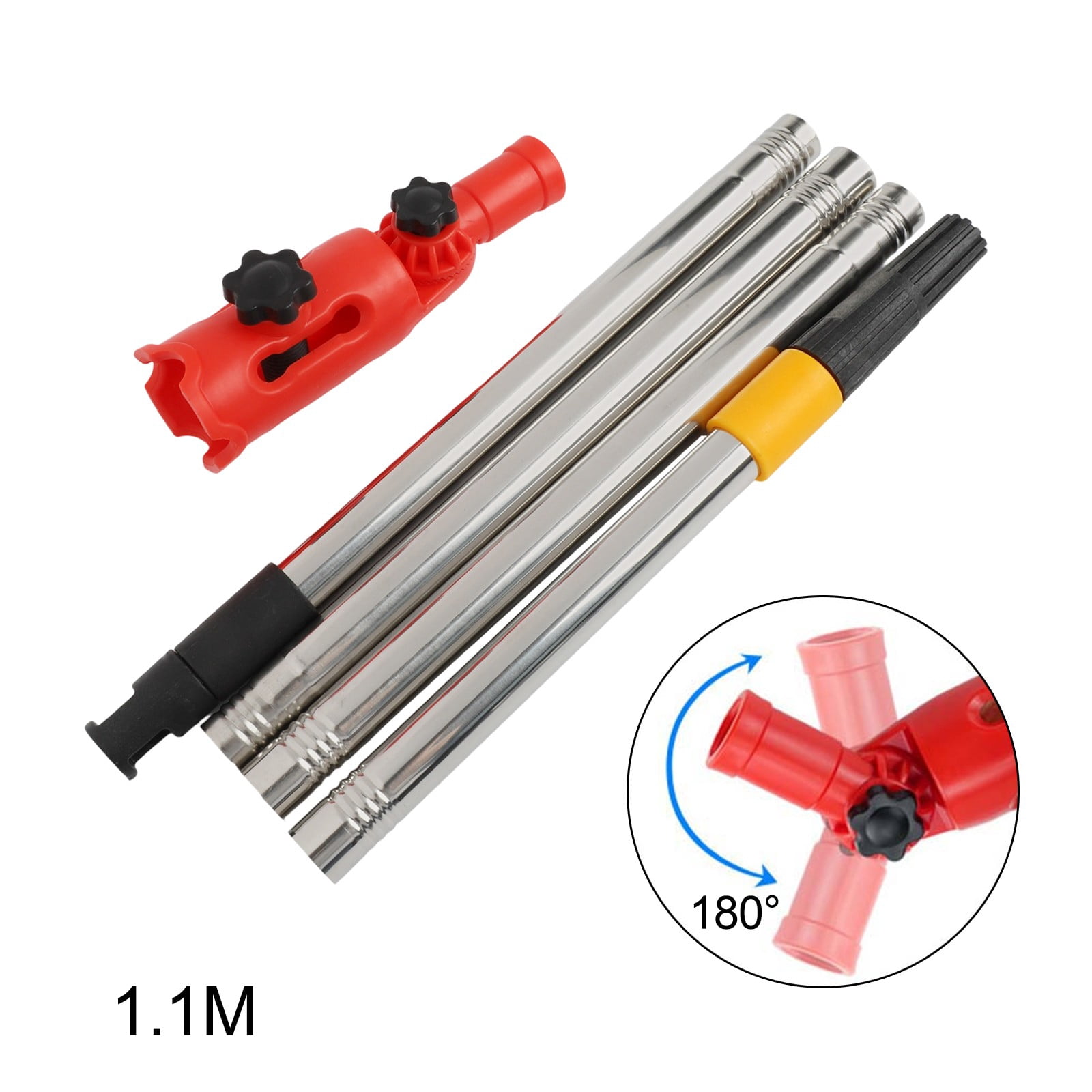 Paint Brush Extender Paint Roller Extension Pole Clamping Tool Telescopic Rod Paint Handle Tool For Painting The Ceiling