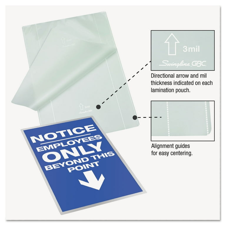 EZUse Thermal Laminating Pouches, 3 mil, 11.5 EZUse Thermal Laminating Pouches, 3 mil, 11.5