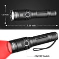thumbnail image 2 of Linterna COSMOING LED rojo de alta potencia recargable IP65, 2 of 6