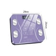 thumbnail image 5 of Smart Home Body Fat Scale, Smart Digital Bathroom Scale, Body Composition Analyzer, Smart App Purple, Black, Pink, 5 of 5