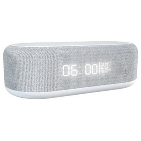 Momihoom 4-in-1 Wireless Charging Alarm Clock with LED Display, Temperature Sensor, and Adjustable Night Light