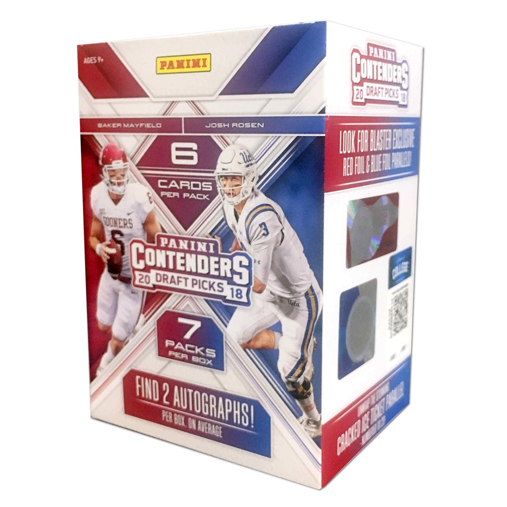 18 Panini NFL Football Contenders Drafts Value Box Trading Cards