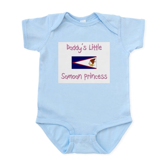 CafePress - Daddy's Little Samoan Princess Infant Bodysuit - Baby Light Bodysuit, Size Newborn - 24 Months