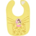 thumbnail image 2 of Disney Princess Belle, Cinderella, Snow White and Ariel Baby Girl Bibs, 5 Piece, 2 of 6